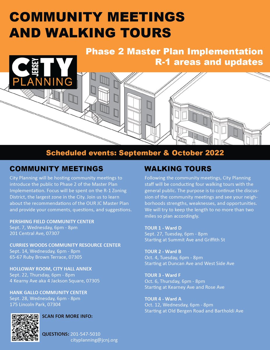 TMarione's tweet photo. Ok #JerseyCity twitter world. There are still a ton of meetings or walkshops you can join to hear and talk more about the R-1 zone changes. #spreadtheword #wardb is up next! https://t.co/XuWI15gMZW