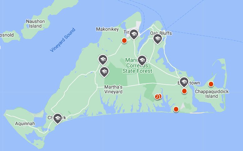 @VisitMV Here’s 6 properties with 51 bedrooms, just as many bathrooms, and 5+ acres for each migrant to frolic about. There’s top ranked schools, beaches and bars nearby. I’m sure this would be enough to help ease the trauma of being shipped across the country. #SanctuaryIsland