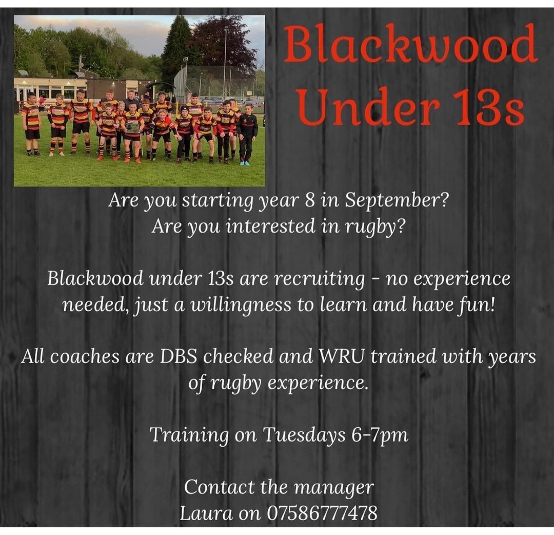 Callie Jenkins (@0126cj) on Twitter photo Blackwood under 13s are looking for new players. A great bunch of boys, come and see for yourselves <a href="/blackwood_pe/">Blackwood Sport</a> <a href="/IslwynHigh/">Islwyn High School</a> <a href="/HeoldduPE/">PE Department</a> <a href="/newbridgepe/">Newbridge PE Dept</a> <a href="/Cwmrhymni/">YG Cwm Rhymni</a> Blackwood under 13s are looking for new players. A great bunch of boys, come and see for yourselves <a href="/blackwood_pe/">Blackwood Sport</a> <a href="/IslwynHigh/">Islwyn High School</a> <a href="/HeoldduPE/">PE Department</a> <a href="/newbridgepe/">Newbridge PE Dept</a> <a href="/Cwmrhymni/">YG Cwm Rhymni</a>