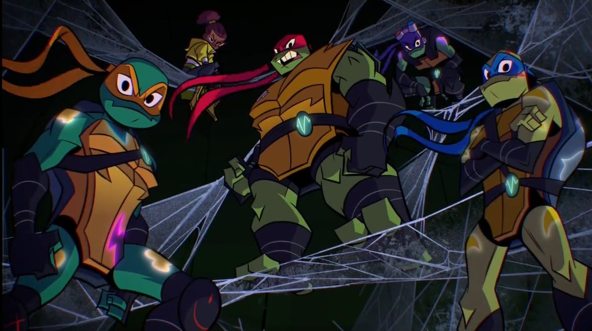 Wujishan2's tweet photo. @TMNT rising up against evil 🐢💜💙❤️🧡 https://t.co/2NdZ8Mw79u
