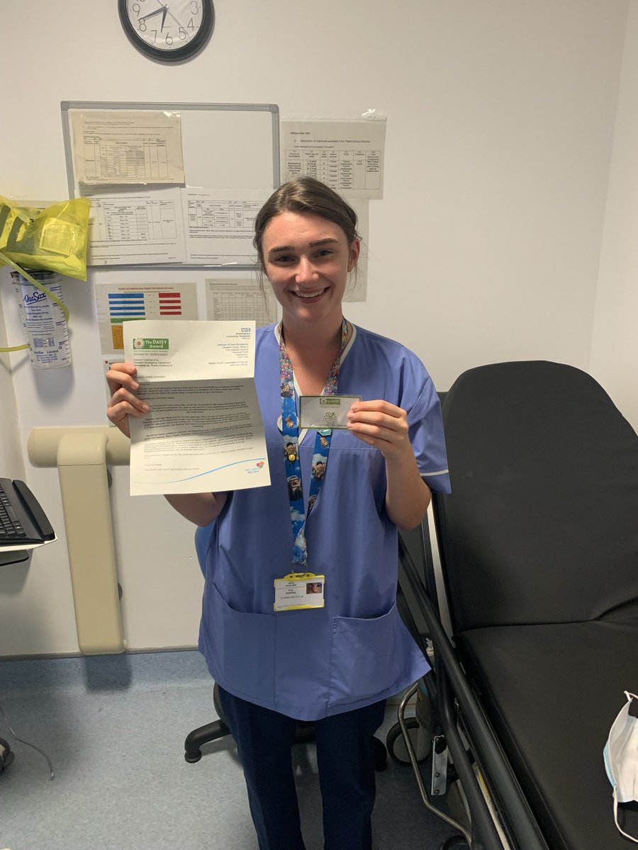 Our amazing <a href="/Shannon_C_Fox/">Shannon Fox</a> and a well deserved Daisy nomination today! Not that we needed this to tell us how wonderful she is! Soon to be <a href="/E17_Renal/">Paeds Renal and Urology</a> deputy sister 🤩 our loss is <a href="/nottmchildrens/">Nottingham Children’s Hospital and NNU</a> gain! <a href="/TeamPaedsEDnuh/">Childrens ED NUH</a> <a href="/DAISY4Nurses/">DAISY Foundation</a> <a href="/wilsjo/">Jo</a>