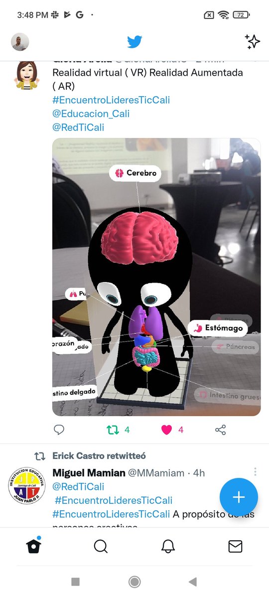 DIEGOMI59271041's tweet photo. #EncuentroLideresTicCali
@Educacion_Cali 
@RedTiCali 
@MeraniProyectos 
Jornada de fortalecimiento de competencias con enfoque Stem https://t.co/lxJStCOtQC
