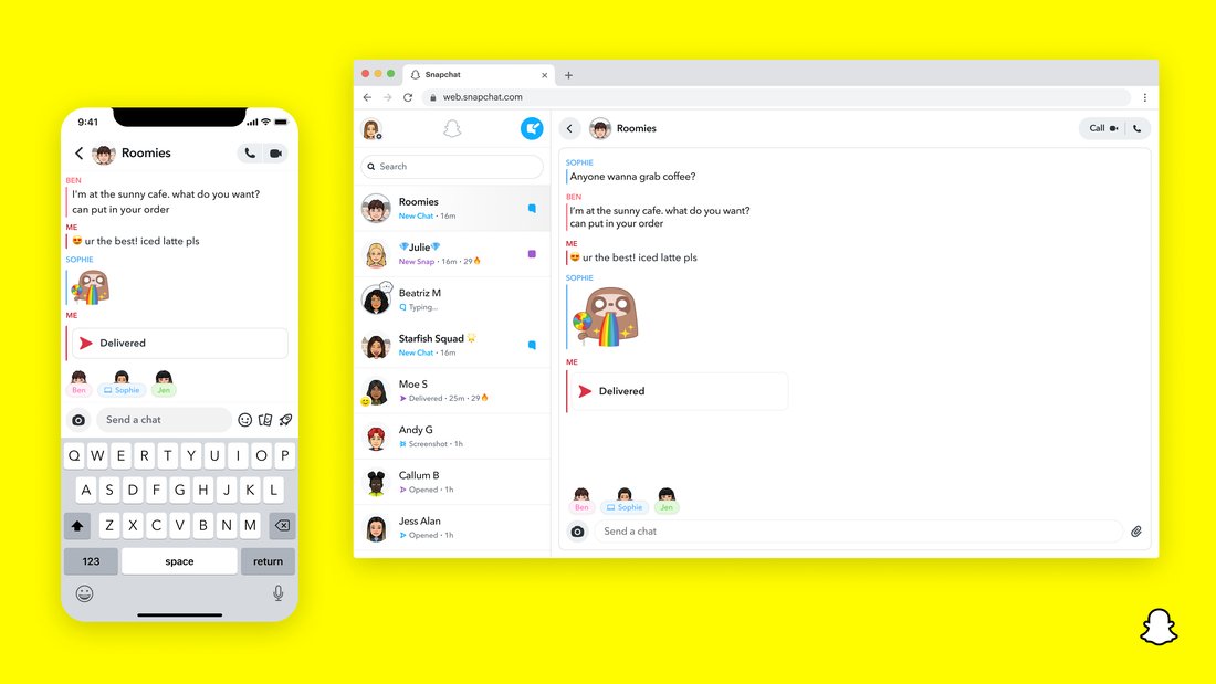 Snapchat for Web is now available to all users worldwide  

Try it out: web.snapchat.com