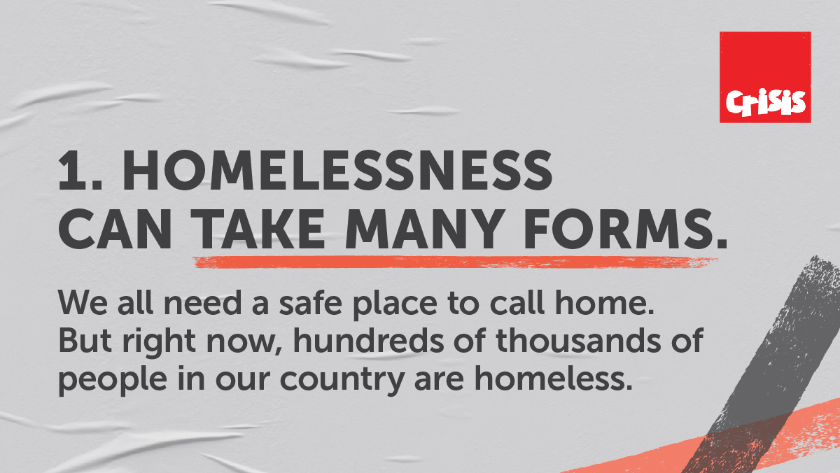 crisis_uk's tweet photo. Knowledge gives us the power to make change happen. Learning about the reality of homelessness will change society's attitude towards it. It's essential if we want to #EndHomeless.
Here are 4 things you may not know about homelessness 👇 https://t.co/VWaXf0HUsN