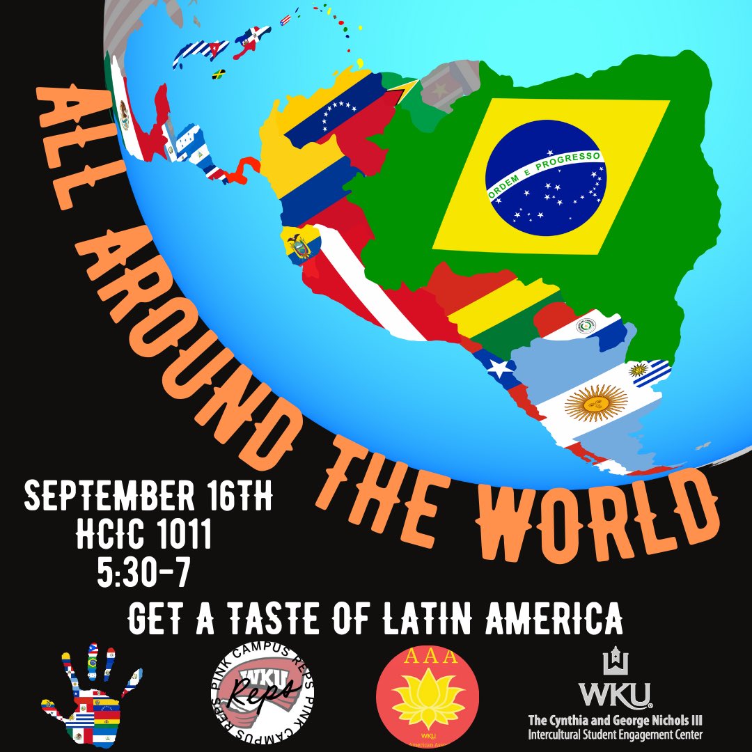 Happy Hispanic Heritage Month! We can’t wait to kick off the month tomorrow at our All Around the World event. Come get a taste of Latin America!