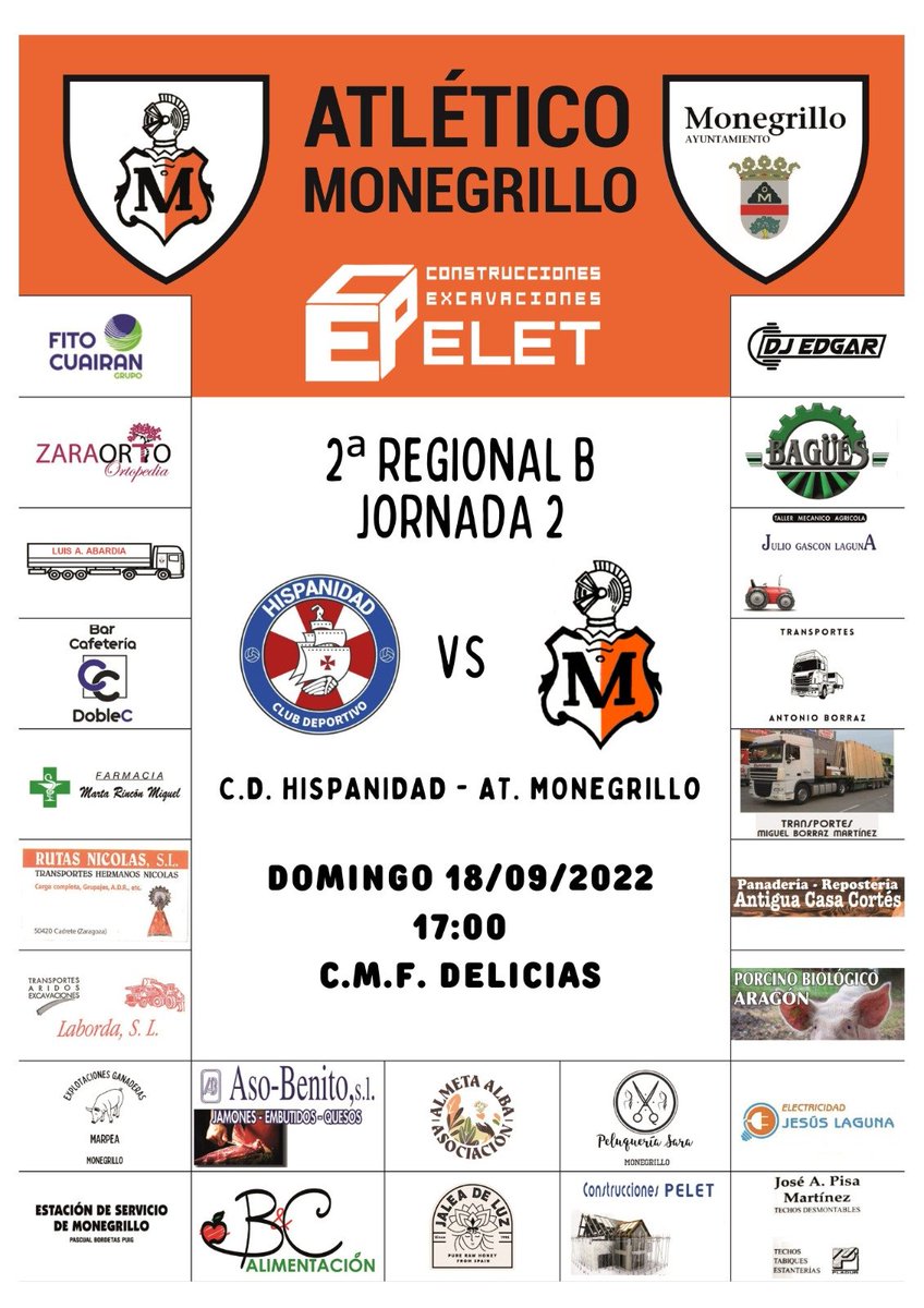 ⚽Vamos a por la segunda jornada de liga

#MonegrilloTeQuiero