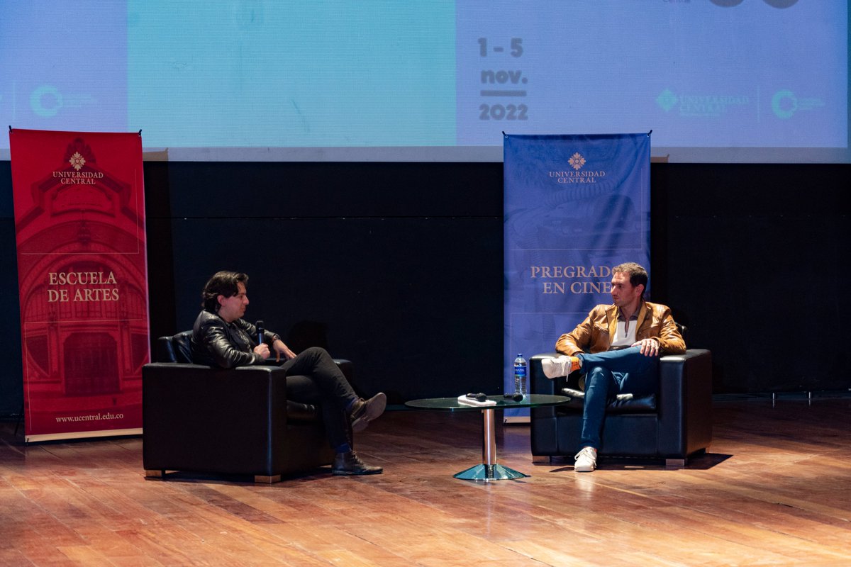 ucentralbogota's tweet photo. Lanzamiento del Quinto Festival Internacional de #Cine de la Universidad Central con presencia de Roberto Bentivegna, guionista de #LaCasaGucci. ¡Gracias por acompañarnos en nuestra clase magistral! 🎞📽 #FICUC #UCentral https://t.co/xxrsTh0FM8
