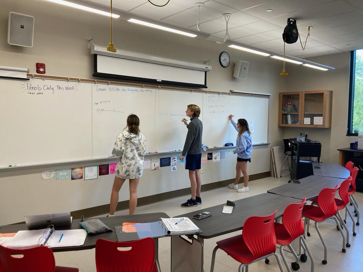 JBSchool's tweet photo. Students can participate in club/group meetings, study, meet with teachers or get some extra sleep on late start days. Some of Ms. Yetter's chemistry students used their late start day this morning for test prep and practice. #jbsstudents #jbsacademics #jbslatedays https://t.co/0WF8hFora0