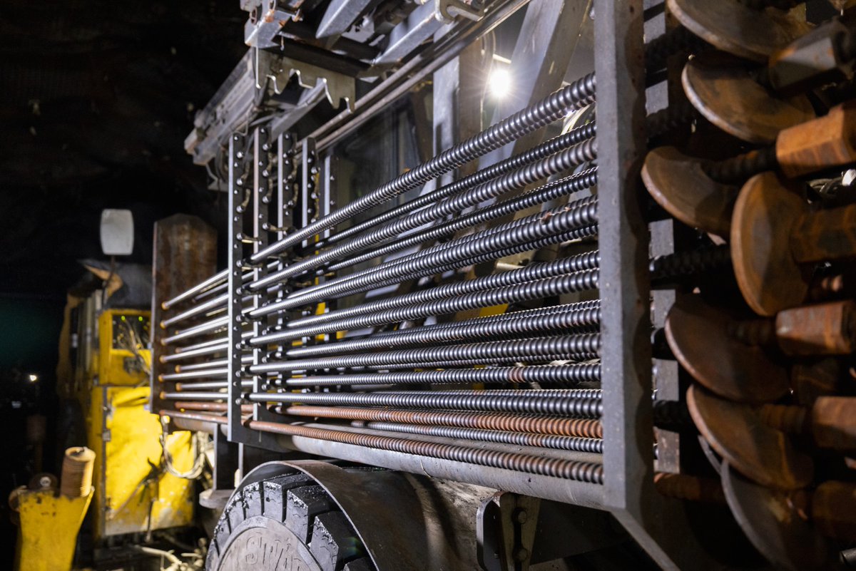 im_mining's tweet photo. Epiroc says it has taken another step forward in its rock reinforcement automation journey with the release of the Boltec Auto Bolt Reload, a solution able to improve safety, productivity and accuracy | https://t.co/eQlBljJtH6 @epirocgroup #Boltec #mineautomation #minesafety https://t.co/KCuv8xfTIh