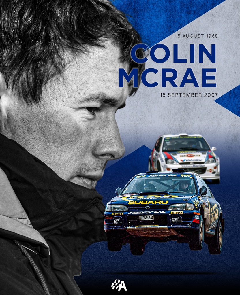 autosport's tweet photo. 15 years. Colin McRae, we miss you 💙 https://t.co/lS9OHjjjtp