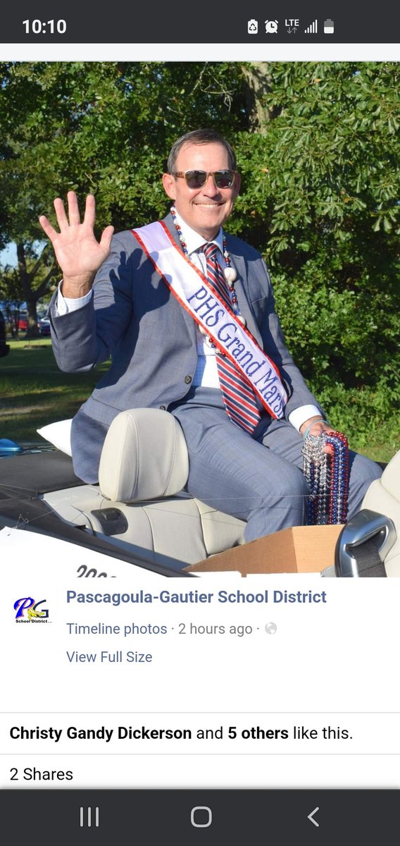 T11Coach's tweet photo. Honored to be Grand Marshall of the PHS Homecoming Parade, my Alma Matter. This doesn't happen without the love and support of my family (especially my mother &amp; wife), PHS and PHS Baseball Players, Parents &amp; Fans! Go Goula!!! https://t.co/l9mCc45KmL