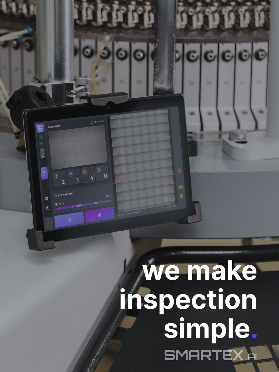 Smartex_AI's tweet photo. We make #inspection simple. π
Find out how π https://t.co/MeTE83RHUP
#automatedinspection #automation #ai #ml #artificialintelligence #machinelearning #textileindustry #textile #sustainability #advancingtextiles #zerowaste #smartex #smartexai #wearehiring https://t.co/ygoIpDlOzx