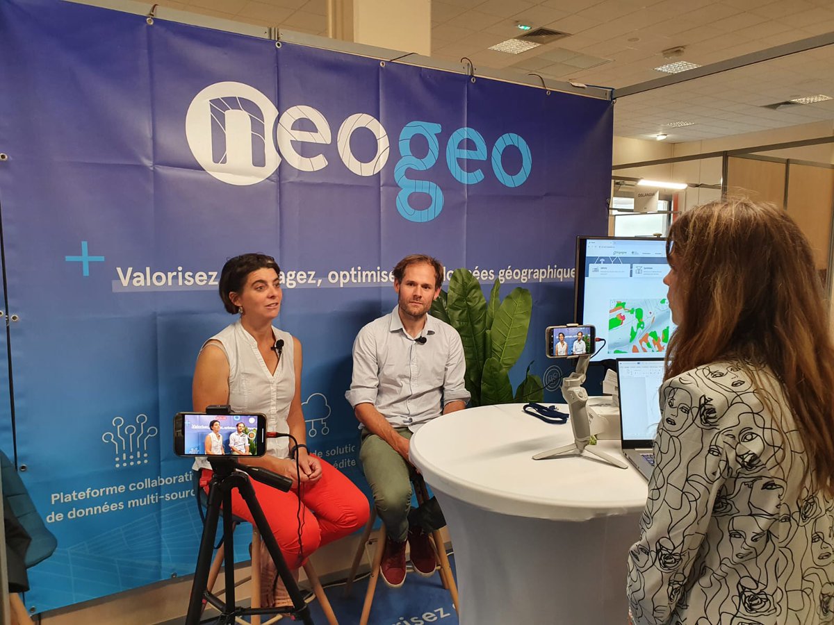 PlateformePIGMA's tweet photo. [📣#Endirect #GeoDataDays 2022 ] 🎥L'équipe @PlateformePIGMA du #GIPATGeRi interviewée par @GeofitGroup #geodata #geolocalisation #aidealadecision #nouvelleaquitaine https://t.co/kkAhvvqdTz