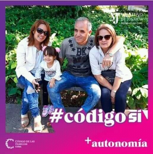 🇨🇺#CódigoDeLasFamilias es un código de los afectos, con el que las familias ganan y #Cuba también. #CódigoSí