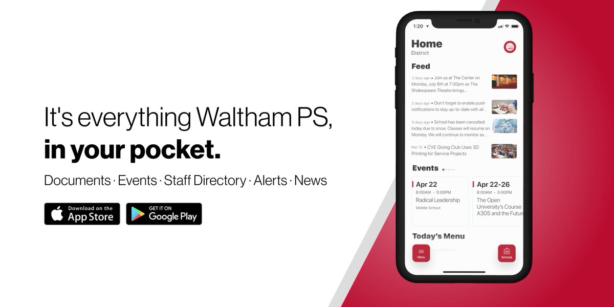Download the new Waltham PS App!