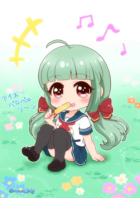 まだまだ暑いね夏制服サドネ#バトガ #バトルガールハイスクール#サドネ 