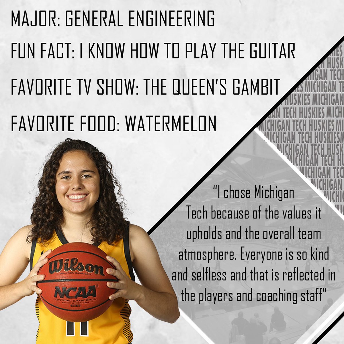 mtuwbb's tweet photo. Get to know our new Huskies! First up is Soraya Timms from East Lansing, MI 🏀 https://t.co/fOEDAf3UAd