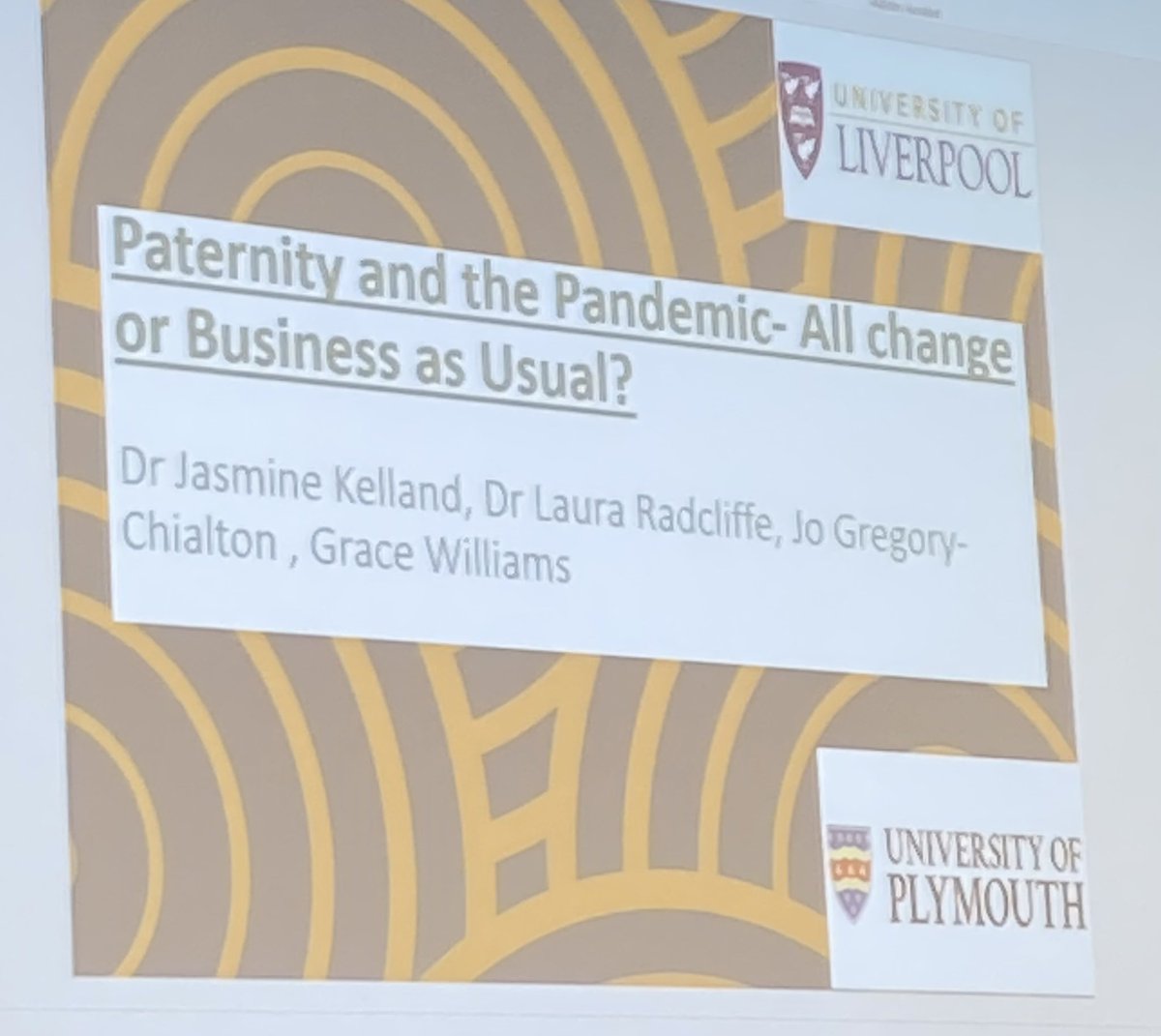 Great to discuss our lockdown data today,highlighting fathers experiences during covid, inc the benefits of enjoying more time with children and the challenges of obtaining flexibility and the concealment strategies adopted <a href="/LauraSue888/">Laura Radcliffe</a> <a href="/HRGraceWilliams/">Grace Williams</a> <a href="/jogregory/">Joanna Gregory-Chialton</a> #espanet2022