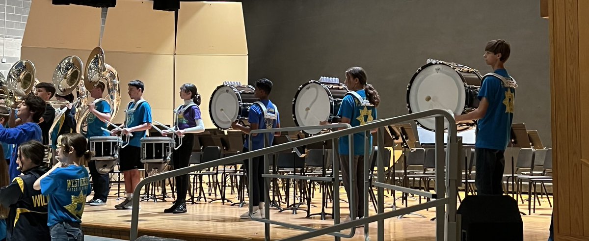 WGFineArts's tweet photo. Itโs marching band day for our 7/8th graders!! @CamillusMiddle band students got to hear Wildcat Band and and hear about the program that they might want to join in a year or two! ๐ถ๐๐๐ #ARiverRises #WildcatPride @WestGeneseeCSD @jdbillscnzm @McBandWG @WGbandborsz https://t.co/z7Qpx13Gv1