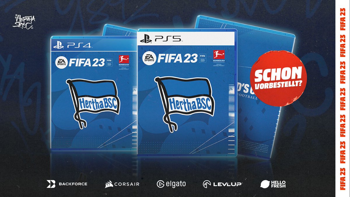 Weiterhin könnt ihr #FIFA23 für die PS4 und PS5 in unserem Online-Shop vorbestellen. 

➡️ bit.ly/3DqPb4i

Der Versand erfolgt voraussichtlich direkt am Release-Day (30.09.22). Und das Coolste daran ist: In jedem Spiel gibt es eine Überraschung zu entdecken. 🎁

#HaHoHe