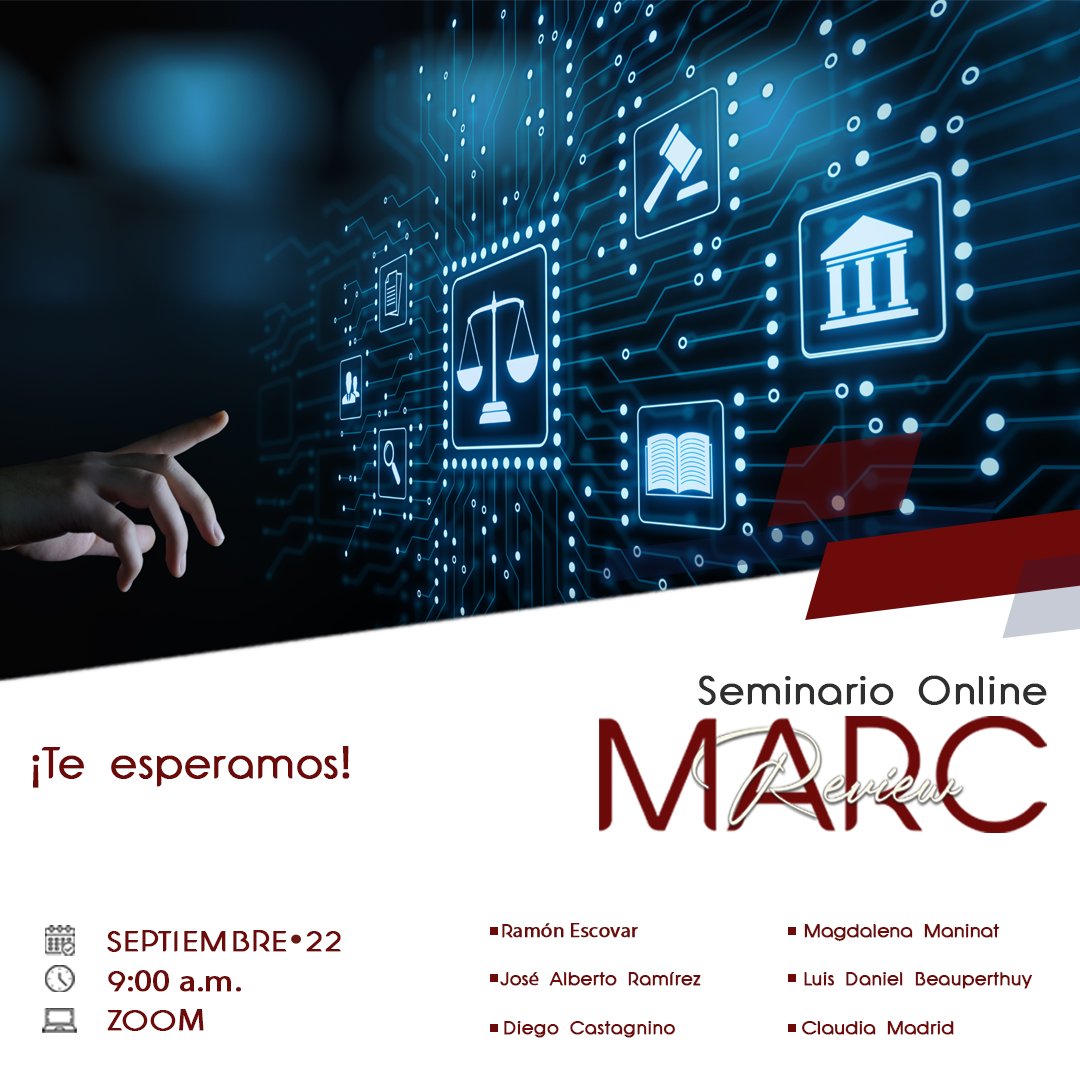 CEDCAorg's tweet photo. Te invitamos a participar en el Seminario Online MARC Review, que contará con las ponencias de los articulistas de la 2da. edición 2022 de la Revista MARC.

📅 22/09/2022.
⏰ 9:00 a.m. (hora Caracas).
💻 Plataforma Zoom.

Inscripción gratuita: https://t.co/mjUD2viJwI https://t.co/L3sCV1bG1F