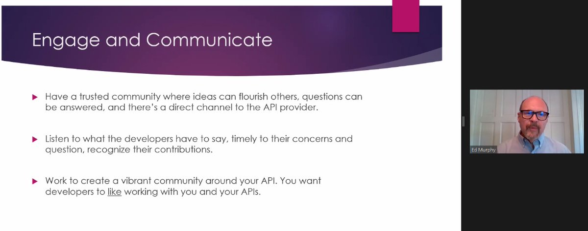 Phygitallco's tweet photo. Ed Murphy CTO of Perkup Financial Health gave us an idea of why we should invest in the API developer experience.

We’re now live with the 2nd edition of the API Management for Business Online Summit, join us for free now https://t.co/cNQ4ufuMCN

#digitalevent #edmurphy #webinar https://t.co/w4h3k74NJM