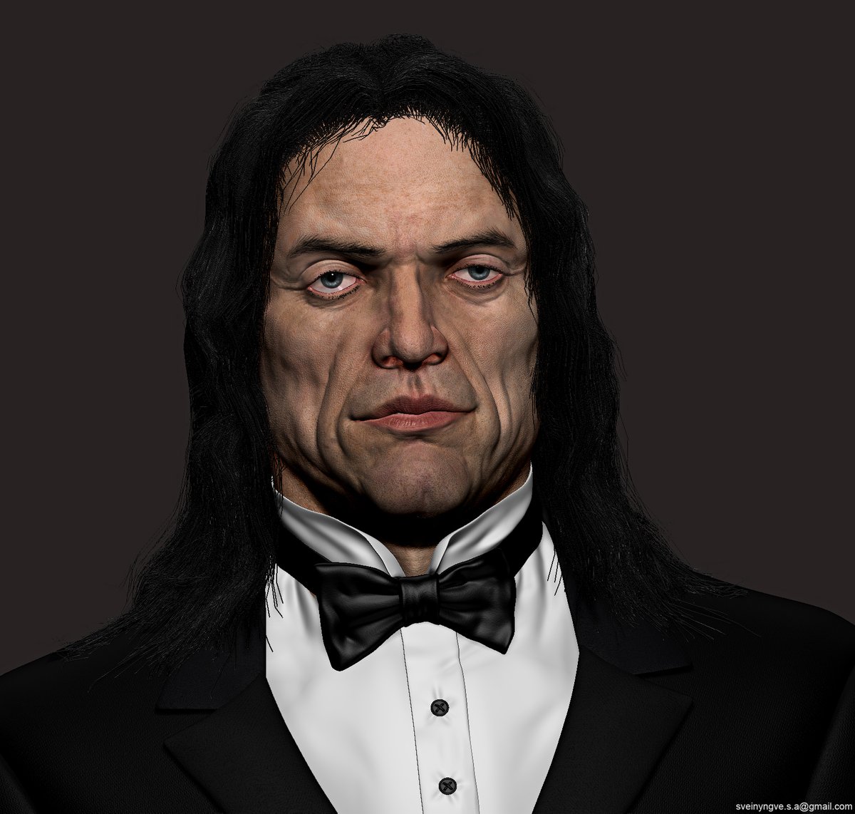 Svein_Y's tweet photo. 3D fan art of Tommy Wiseau WIP
#gameart #zbrush #Tommy #wiseau #TheRoom @TheRoom @TommyWiseau https://t.co/KnCG5jc9Bv