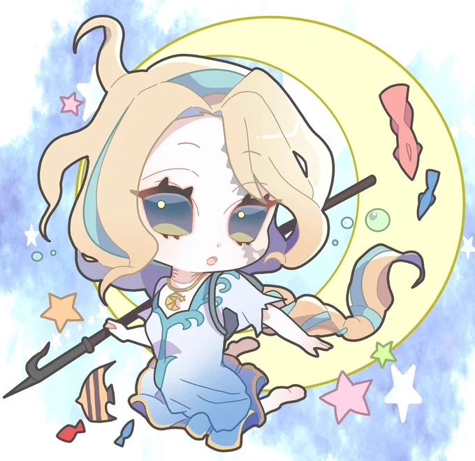 『月と共に*゜』グレイス  漁師 #第五人格イラスト 