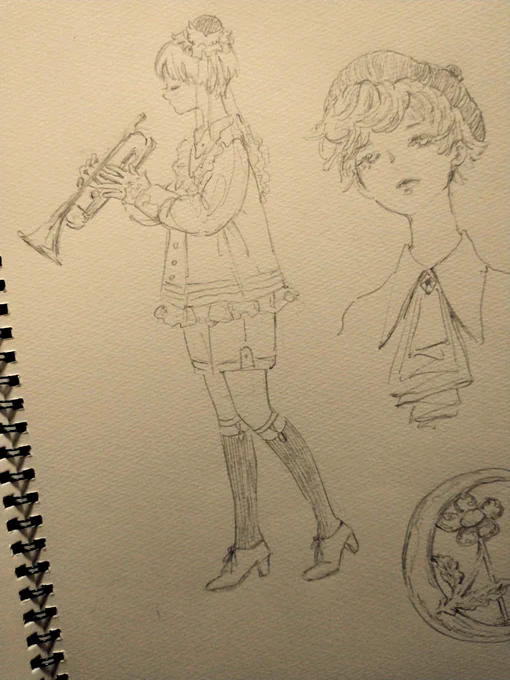 練習sketch✎*

長らく全身絵を描いてなかったので…。
あと、可愛い男の子が描きたかった☺︎︎♛

#drawing #sketch #illustration 