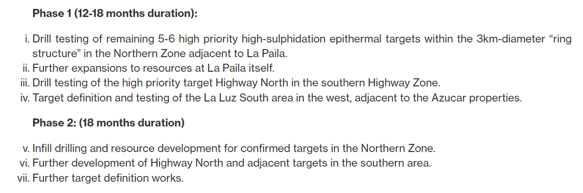 CandelariaGold's tweet photo. #Candelaria has defined an extensive and prioritized exploration program for the Caballo district, which includes the following elements: https://t.co/hv70LcVQs7
