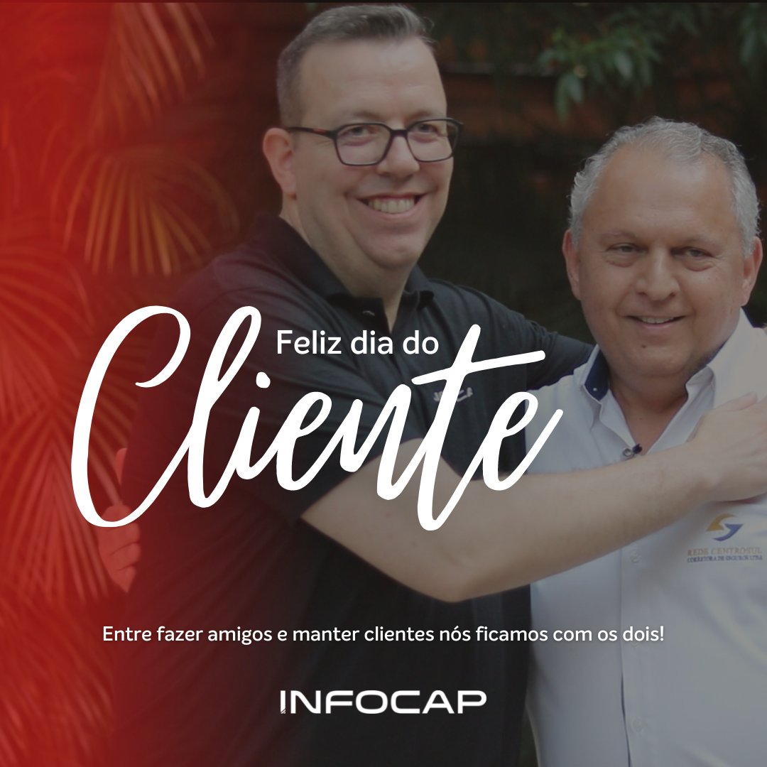 infocap's tweet photo. Dia 15 de Setembro, Dia do Cliente!

A Infocap deseja um feliz dia do cliente à todos aqueles que prestigiam nossos produtos e serviços, pois vocês são a razão da nossa existência.

#corretordeseguros #corretoradeseguros #seguros #produtividade https://t.co/hkmZbjowYI