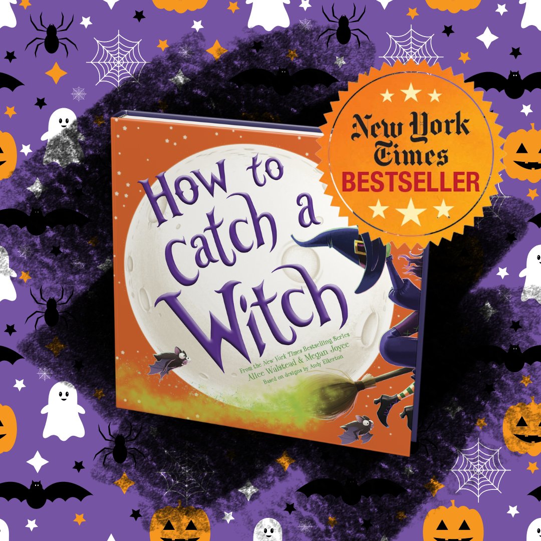 SourcebooksKids's tweet photo. Is that a New York Times Bestseller? 👀 Is that a witch? It's BOTH! 🎃
Congratulations to Alice Walstead and Megan Joyce!
#kidlit #howtocatch #kidsbooks #halloween #spookybooks #booksforkids https://t.co/CoqH7vsv3M