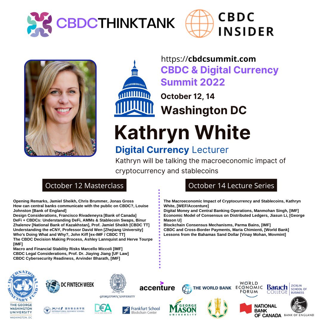 KWhite_SF's tweet photo. Looking forward to sharing my research about the macroeconomic impact of crypto and stablecoins in Washington DC on Oct 14!

Register for the event at https://t.co/1LgEobVygI 

@Kiffmeister @JamielSheikh https://t.co/tUQy4TTptk