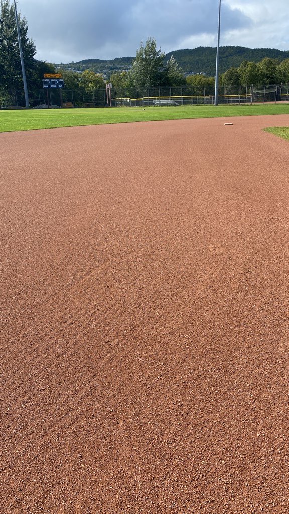 Venerable Jubilee Field where Corner Brook Senior Baseball Finals begin tonight between Hawks and upstart Marlins at 7 pm #squishthefish #Unfortunateson