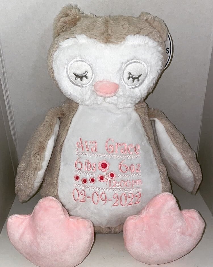 Our owl Zippie has found her home with Ava Grace😊 we hope you have plenty of cuddles💕