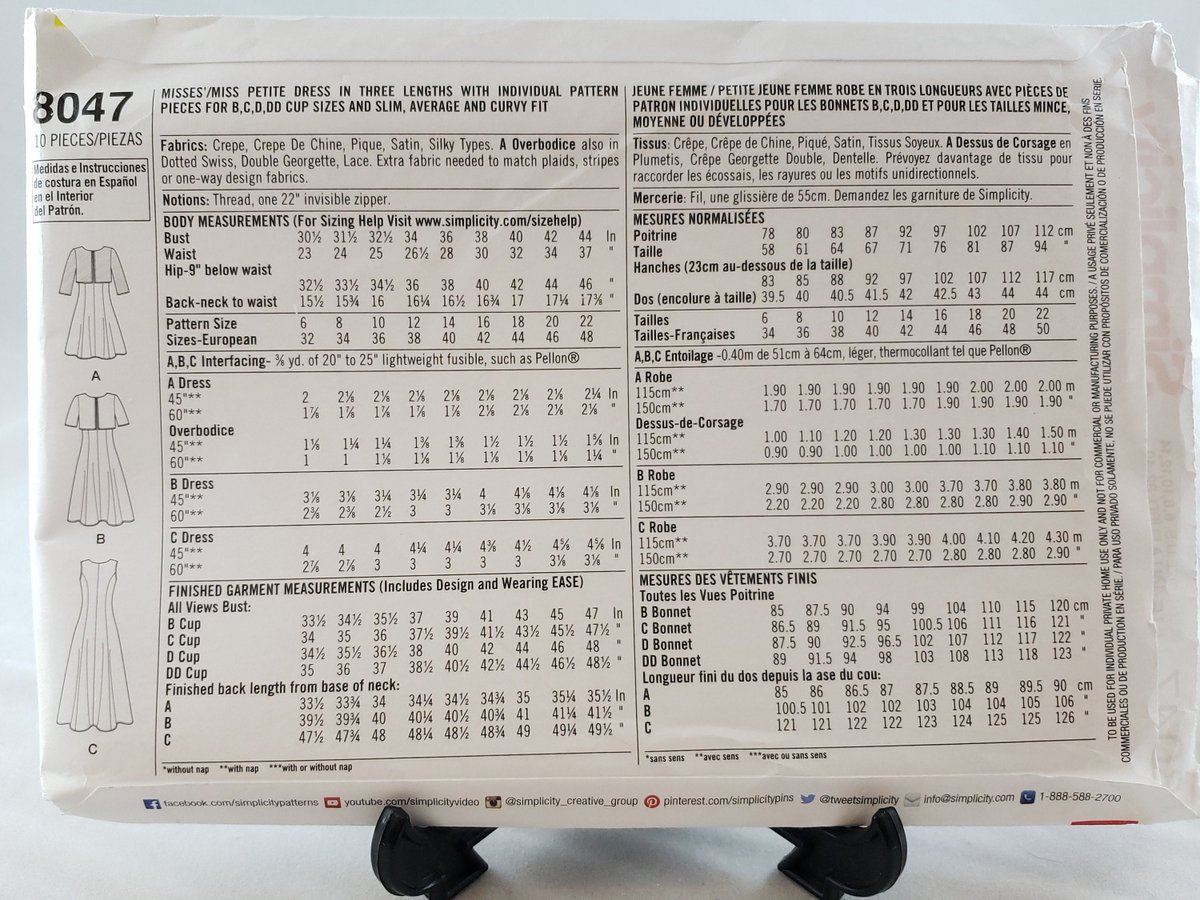 quilts_more's tweet photo. Misses/Miss Petite Dress In Three Lengths Silm, Average, Curvy Fit Amazing Fit Simplicity Sewing Pattern 8047 Size 6, 8, 10, 12, 14 https://t.co/e1ZX5460Lq #Etsy #ImagineQuiltsAndMore #AmazingFit https://t.co/SVIXoMq1VP