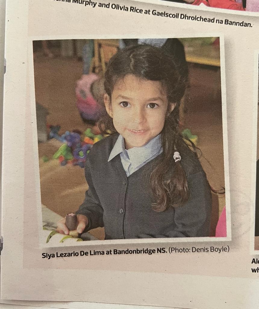 BandonbridgeN's tweet photo. Lovely to see some Junior Infants and their parents in @SouthernStarIRL #firstdayinschool https://t.co/nQz43XCvXG
