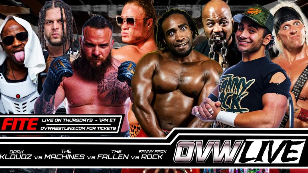 Tonight. @ovwrestling LIVE on @FiteTV .. Fatal Four Way Tag Team Match. The Guitar Herro.