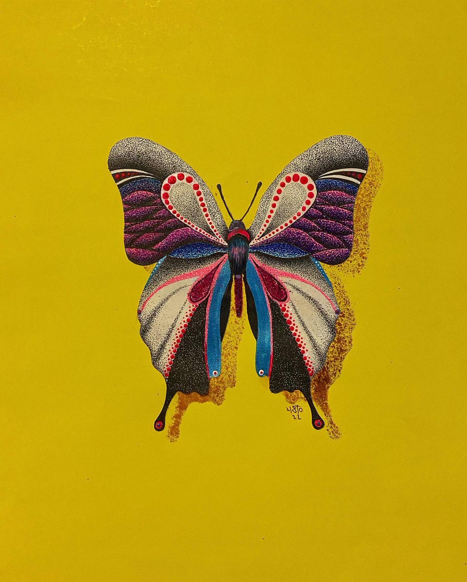 AGUILAJEDI's tweet photo. #neverquitdrawing #nature #naturelovers #naturaleza #mariposa #artemexicano #puntillismo #pointillism #pointillismart #butterfly https://t.co/tV5KvqJpU9