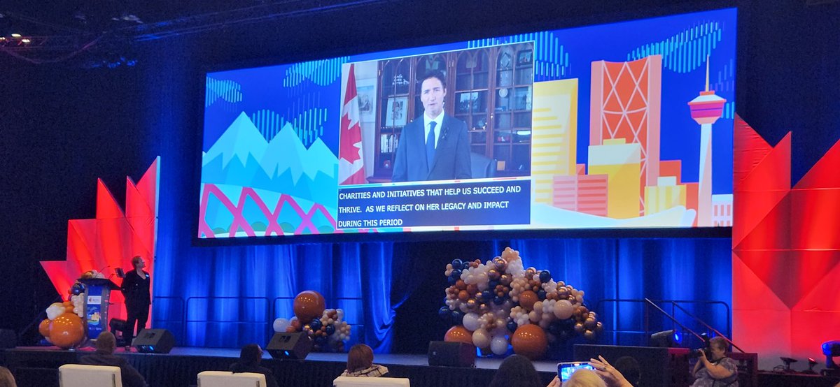 nchadeea's tweet photo. #PCF10 Day 2. Canadian Prime Minister welcoming speech.
@AthabascaU @COL4D https://t.co/w2dLS8mSh1