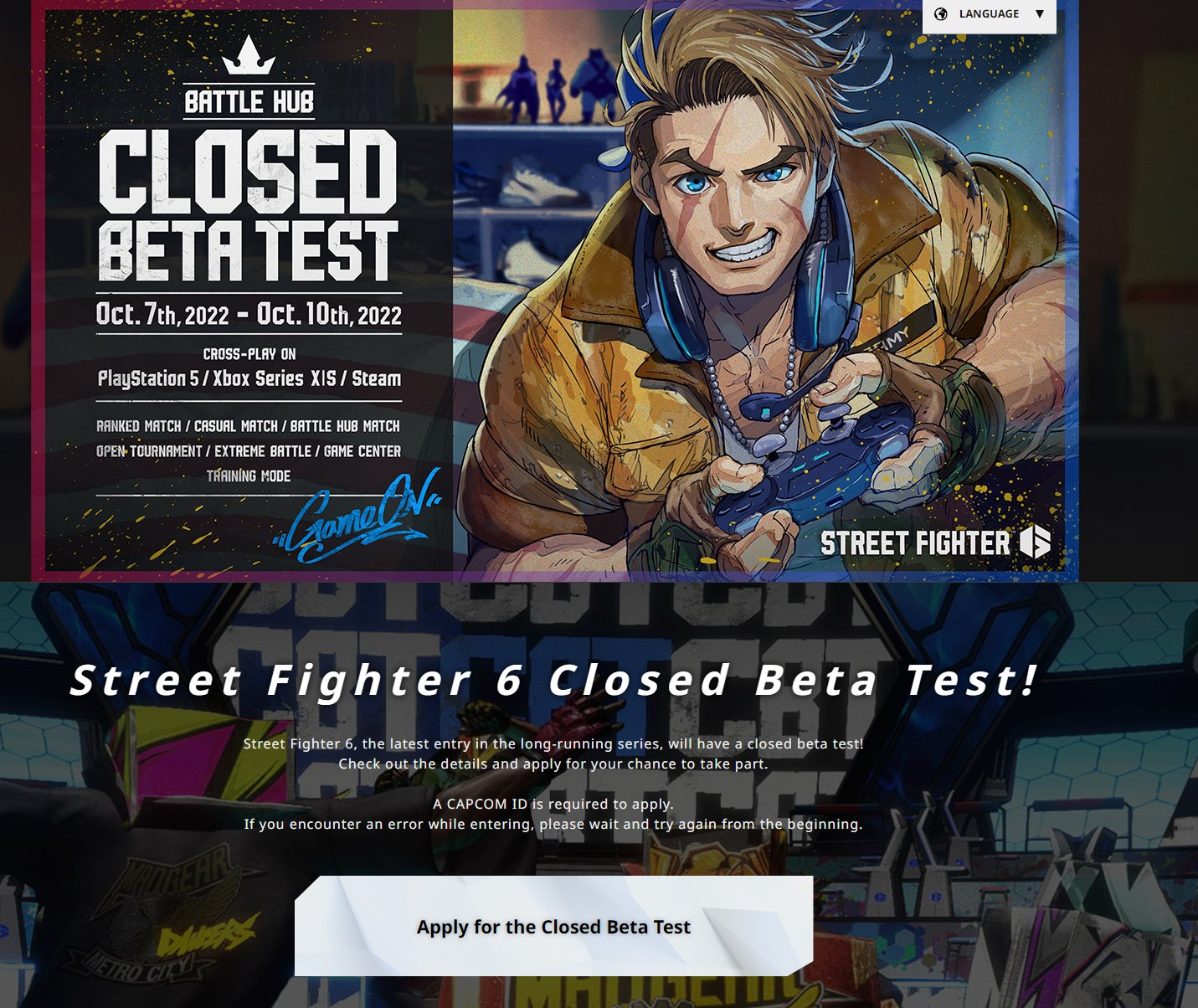 Street Fighter 6' Open Beta Details & How To Sign Up