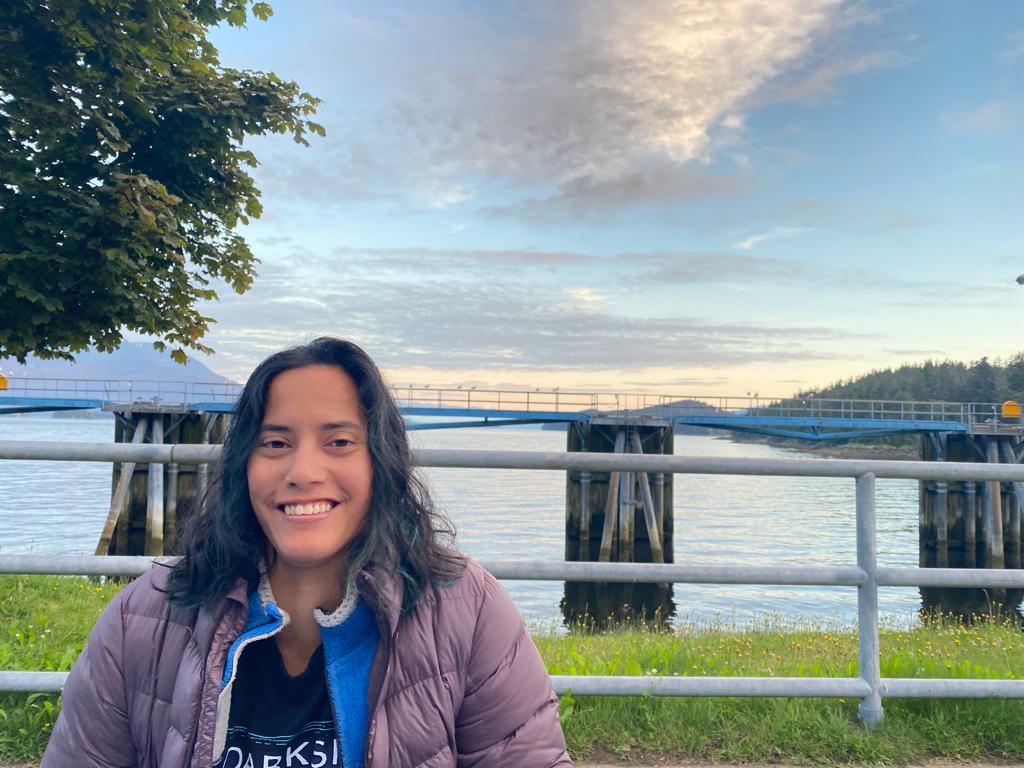 PolarImpact's tweet photo. For our first #volunteer shout out, meet Elizabeth! She says, “I love the sense of community that Polar Impact creates. I began volunteering in January, helping with social media and #fieldflag posts. It’s been fun to see what our members get up to through this project!“ https://t.co/DAw3PR1xAn