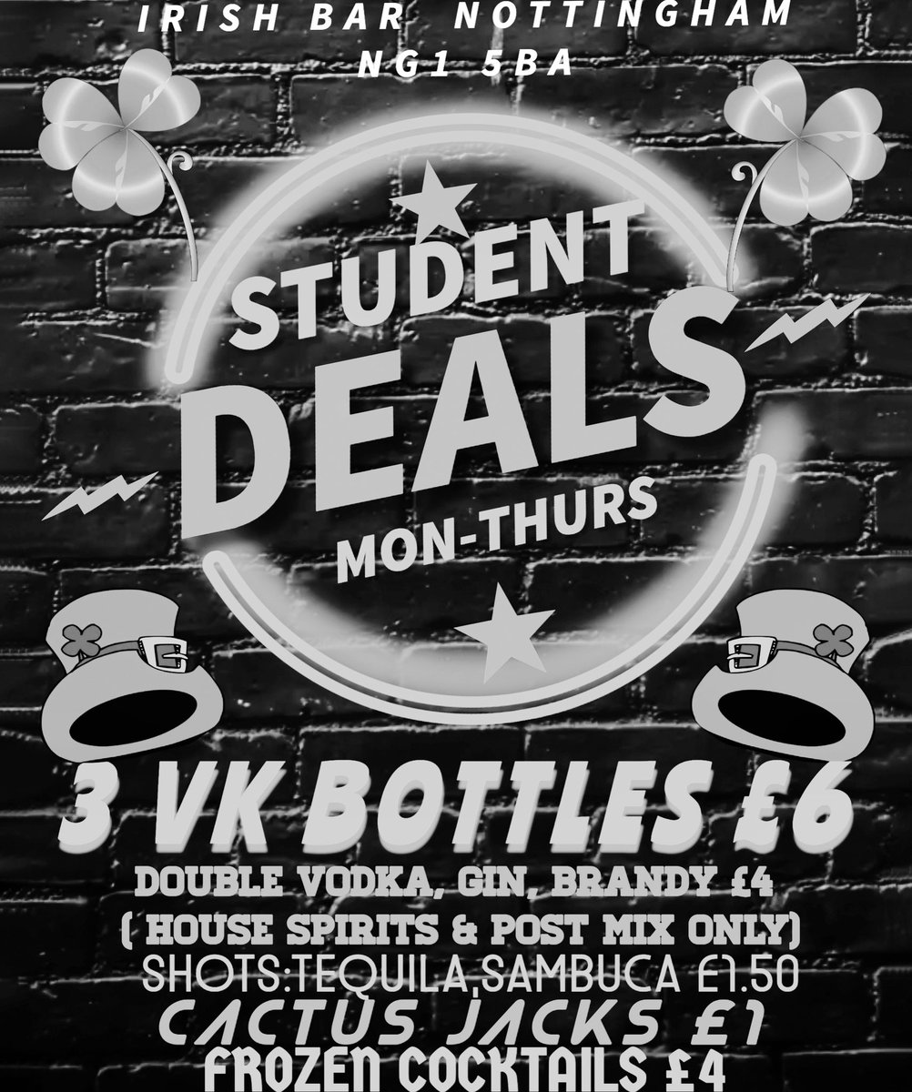 raglanroaduk's tweet photo. #Nottingham #Students we have drinks deals Mon to Thursday #live music all weekend & Tonight #Karaoke 🎼🎤☘️🥃#drinking #freshersguide22 #irishpub #irishpubs #NOTTINGHAM https://t.co/BJ2OfAiBX1