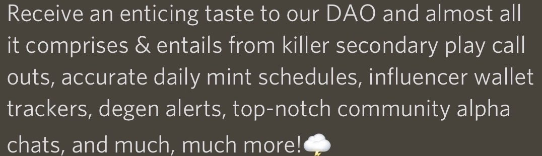 TheCloudDAO's tweet photo. 🚨 ATTENTION EVERYONE 🚨 
PSA - Certain features of the dao are now open to people who don’t hold our NFT for a small price of 0.25 SOL/Week. Read below to find out what features you unlock 😉 
Try it out: https://t.co/bUYpJpBQgr https://t.co/e8LemxTnSe