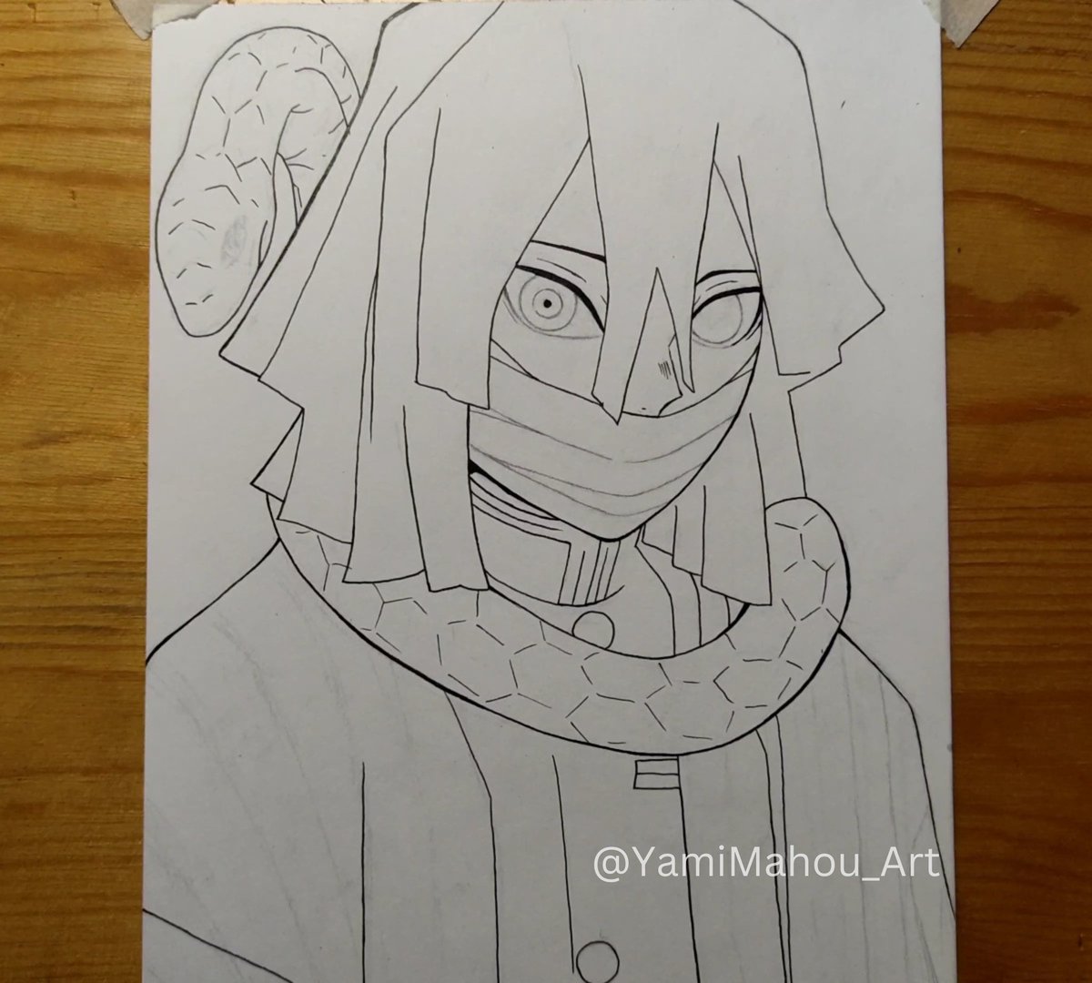 YamiMahou_Art's tweet photo. #kimetsunoyaibafanart #obanaiiguro #serpenthashira #art #traditionalart #anime #Fanart #demonslayer https://t.co/2zyHEXp07a