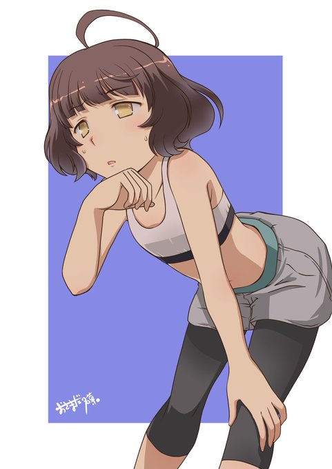 岸波さんジョギング中 