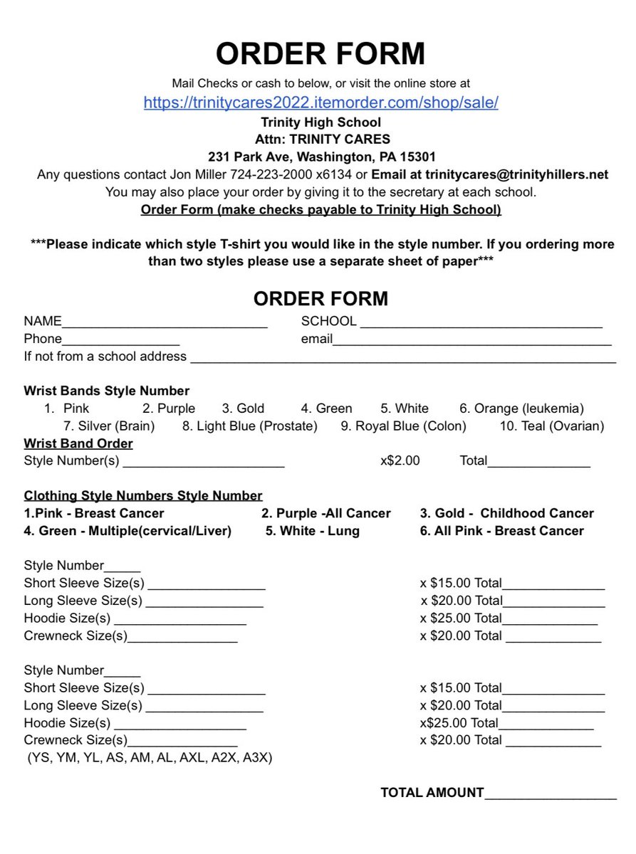 Trinity Cares tweet media