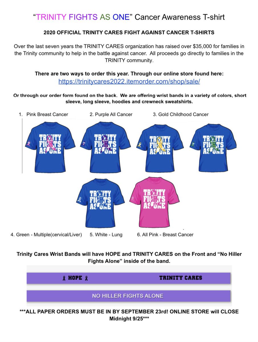 Trinity Cares tweet media