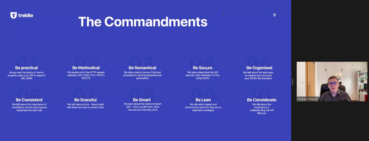 Phygitallco's tweet photo. @cindreta founder at @treblleapi gave us an idea about the top 10 commandments for API best practices for developers.

We’re now live with the 2nd edition of the API Management for Business Online Summit, join us for free now https://t.co/TVJShcrKhk

#digitalevent #apimanagement https://t.co/b2GfX2lGoJ