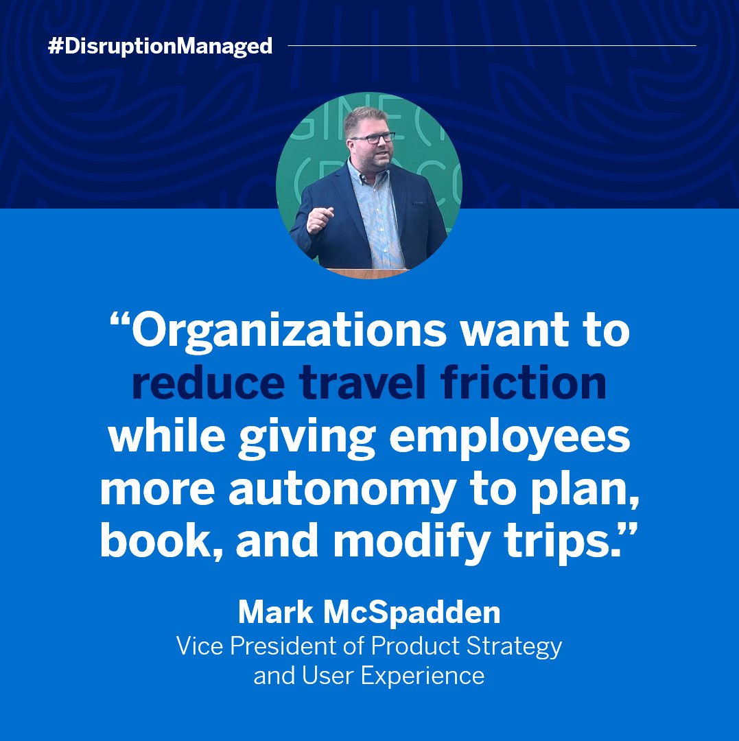 amexgbt's tweet photo. Travel managers – we know you want to give your travelers the best experience possible before, during and after their journey.
Find out how we can help you reduce travel friction:
https://t.co/L2ycR72uqD
#DisruptionManaged https://t.co/ozCjky4We6